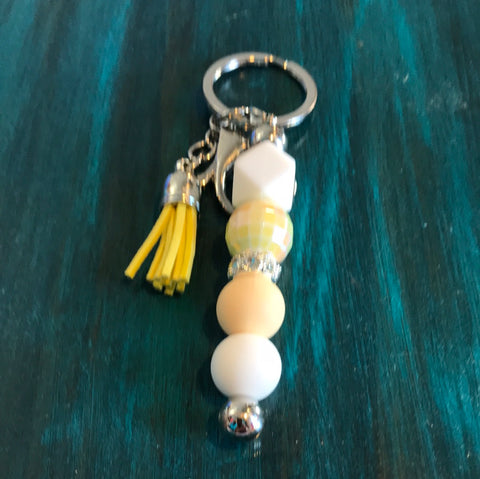 Silicone Bar Keychain-Yellow Ombre