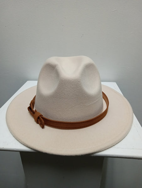 Fall Felt Tan Fedora Hat