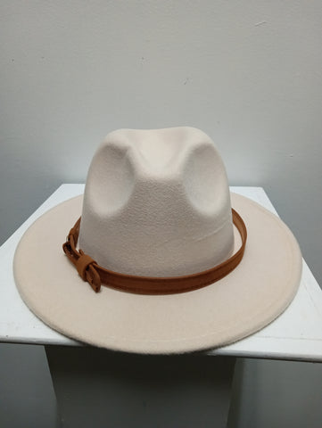 Fall Felt Tan Fedora Hat