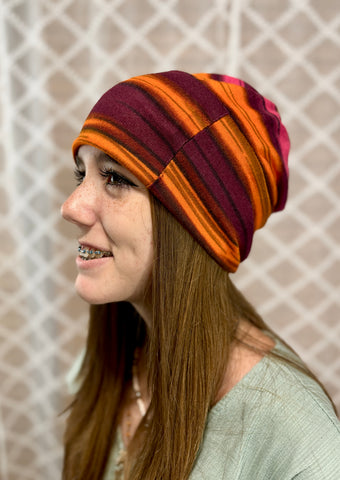 Slouch Cap Headband Multi Color