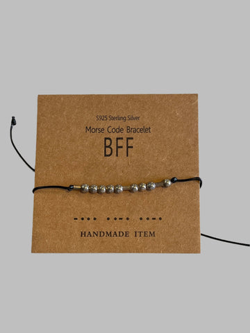 Morse Code Bracelet BFF