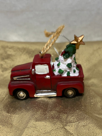 Small Red Truck Ornament