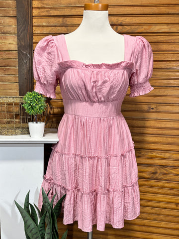Mine Pink Mini dress Landon Ramsey-Maria Briones