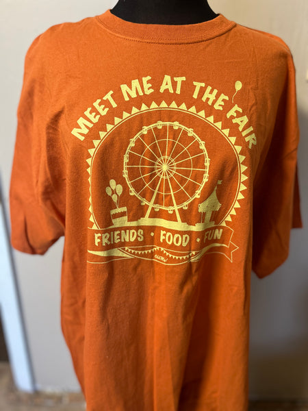 T-shirt-Meet me at the Fair-orange