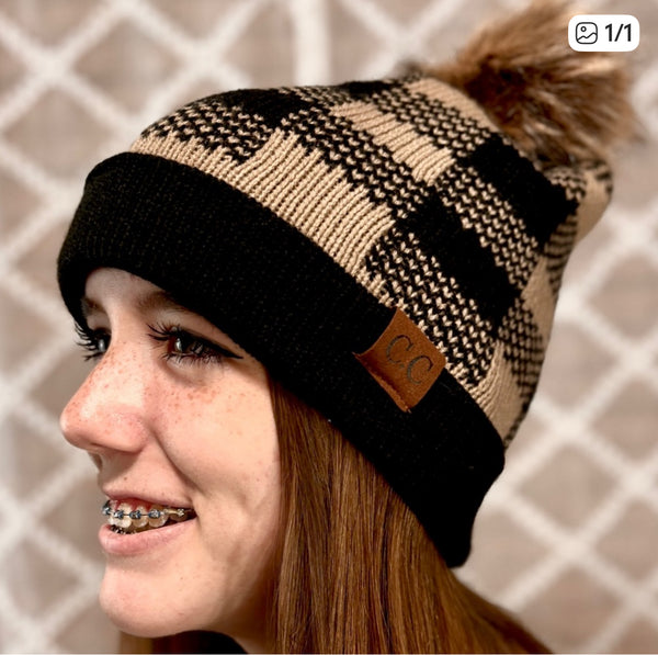 Checker Beanies OhhMy! Gifts and Things, LLC