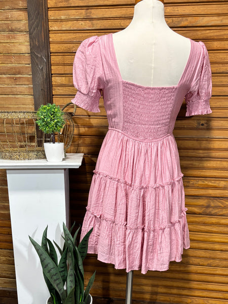 Mine Pink Mini dress Landon Ramsey-Maria Briones