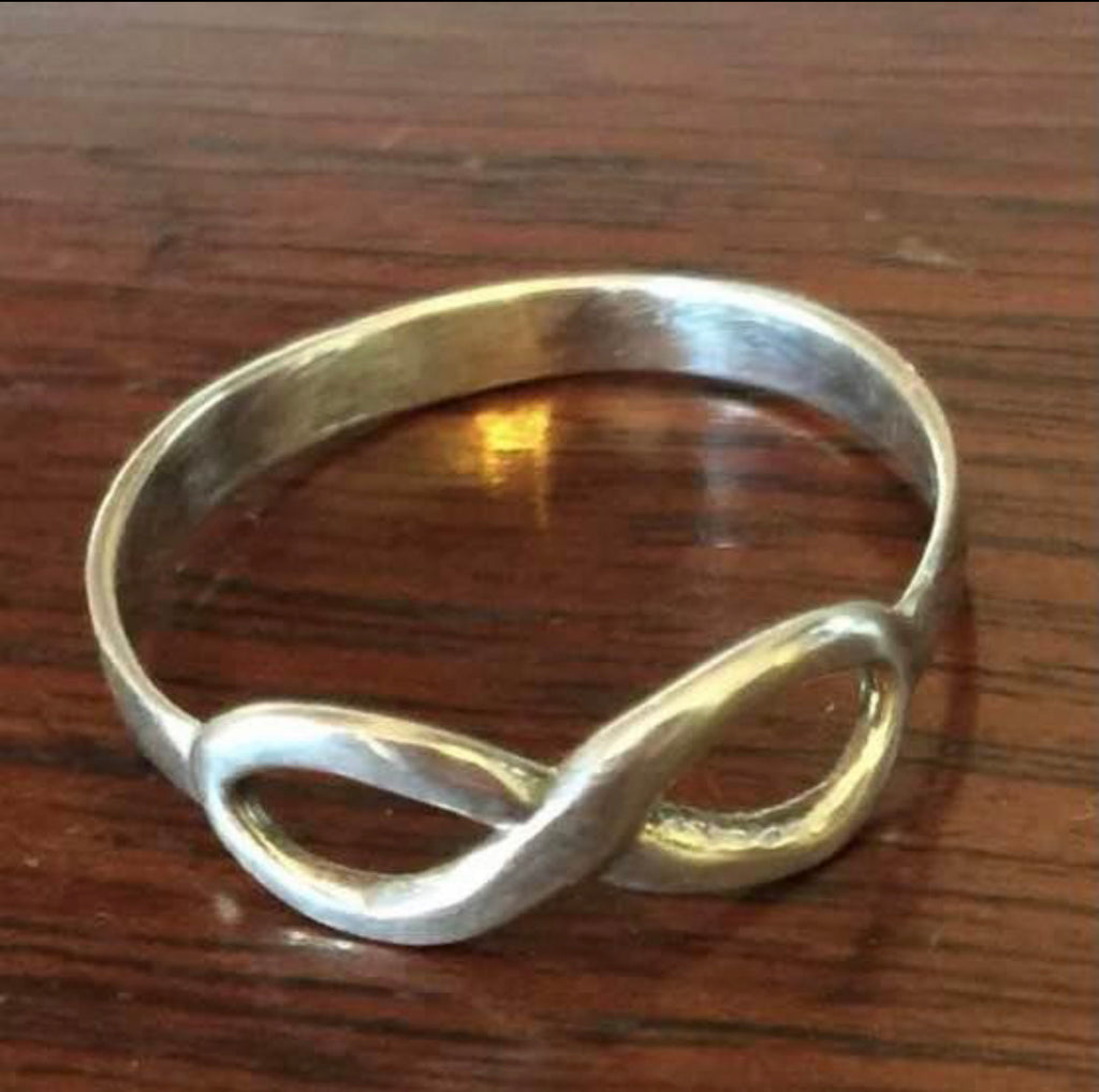 Ring: .925 Sterling silver infinity ring
