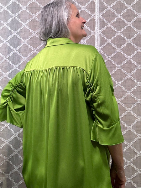 In The Limelight Satin Blouse