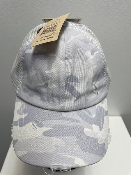 C.C Kids Camo Baseball Cap | Adjustable Youth Ball Hat Amanda Queen
