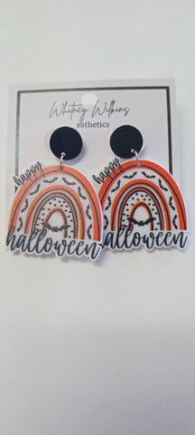 Halloween acrylic stud earrings
