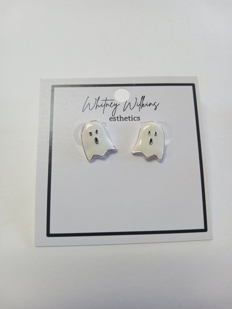 Halloween small acrylic stud earrings