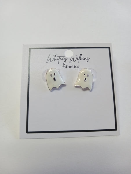 Halloween small acrylic stud earrings