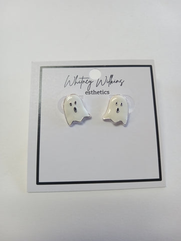Halloween small acrylic stud earrings