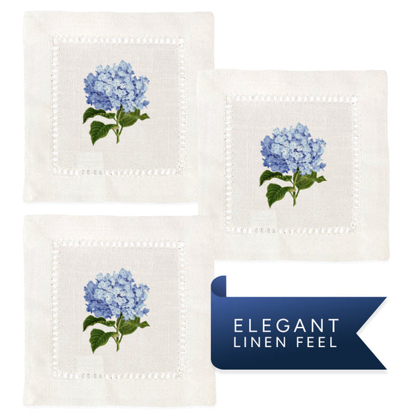 Jolitee Cloth Cocktail Napkins-Reusable Linen Amanda Queen