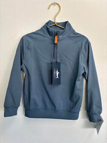 Saltwater boys blue quarter zip long sleeve
