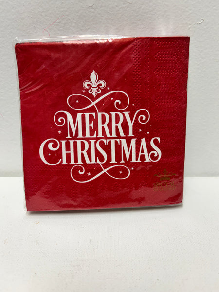 Christmas Cocktail Napkins Amanda Queen
