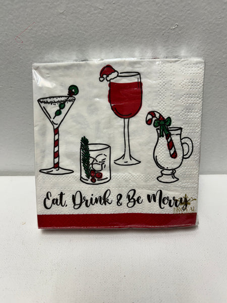 Christmas Cocktail Napkins Amanda Queen