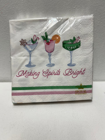 Christmas Cocktail Napkins Amanda Queen