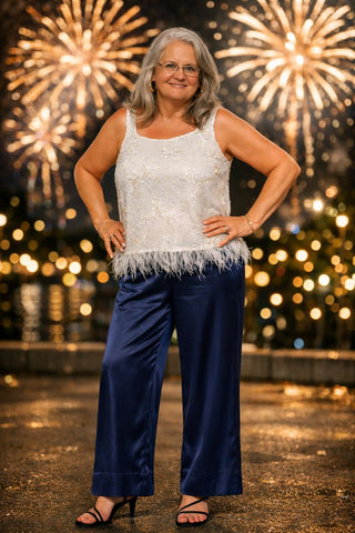 Zenana Silk Pants OhhMy! Gifts and Things, LLC