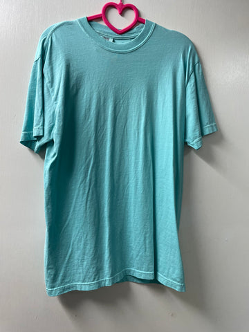 Comfort color Medium Mint t-shirt w/Bow-She is Worthy