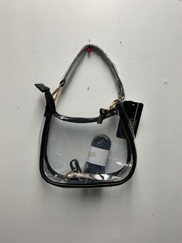 8"x6" Cresent Shape Clear tote bag w/strap OhhMy! Gifts and Things, LLC