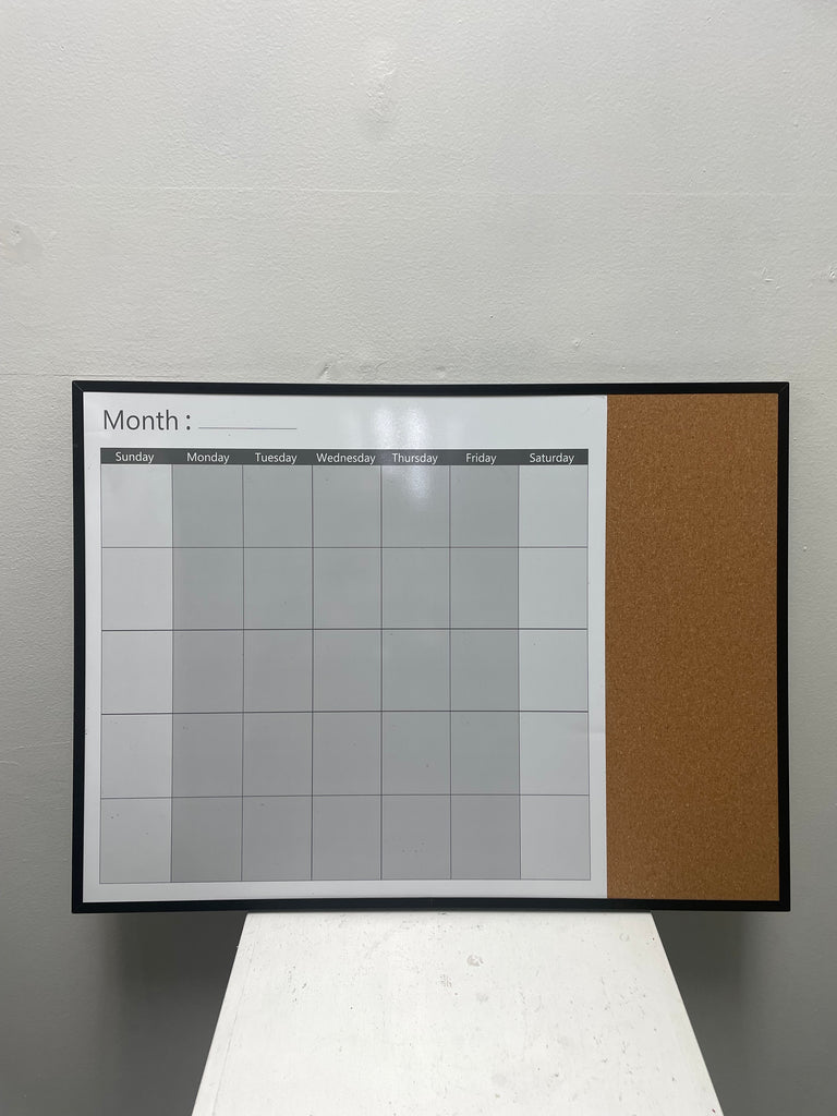 23"x17" Dry Erase Board w/punch pin board