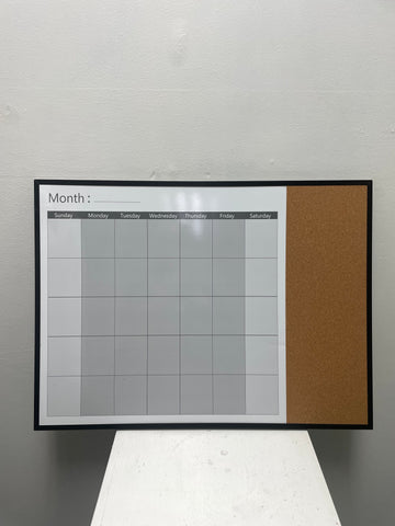 23"x17" Dry Erase Board w/punch pin board