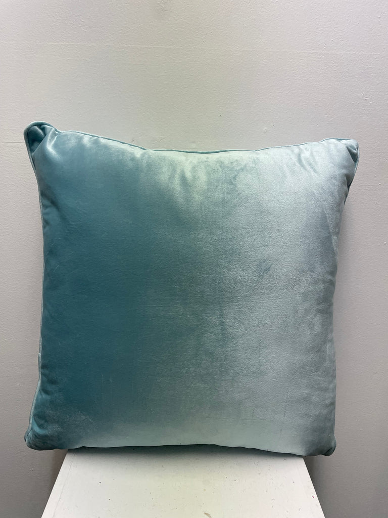 17"x17" Light Blue Couch Pillow