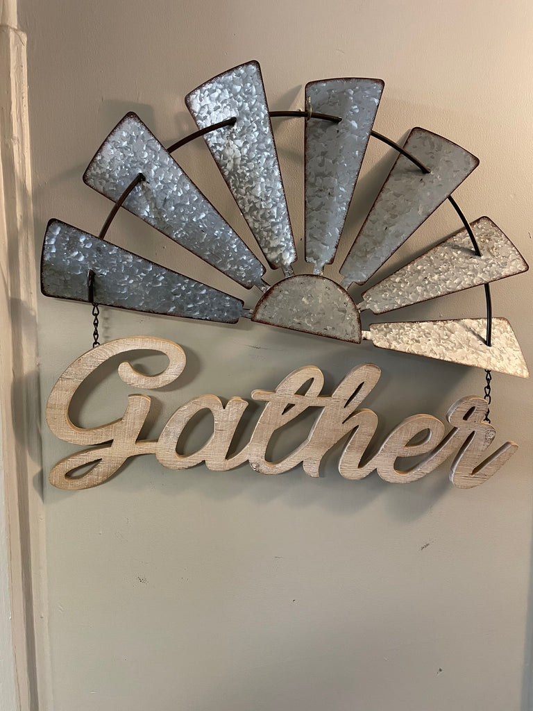 25"x21" Wall Decor "Gather"