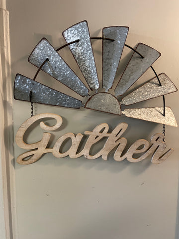 25"x21" Wall Decor "Gather"