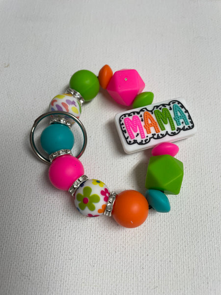 Mama Multi color Keychains-MAMA