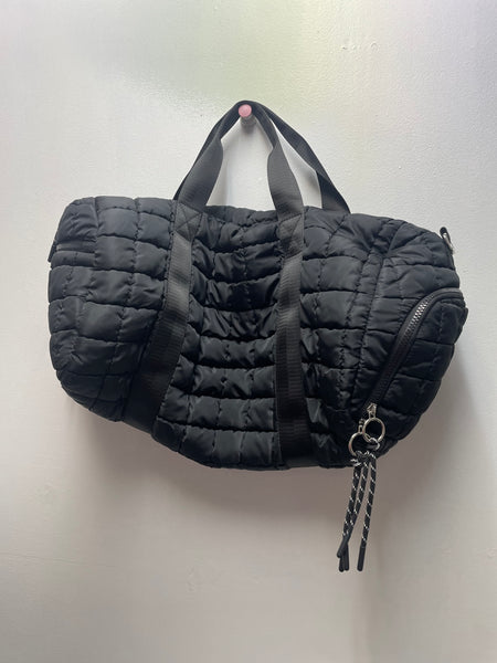 18" x 12' Alba Puffy Duffle Bag-black