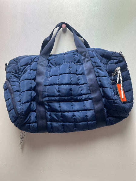 18" x 12' Alba Puffy Duffle Bag-blue