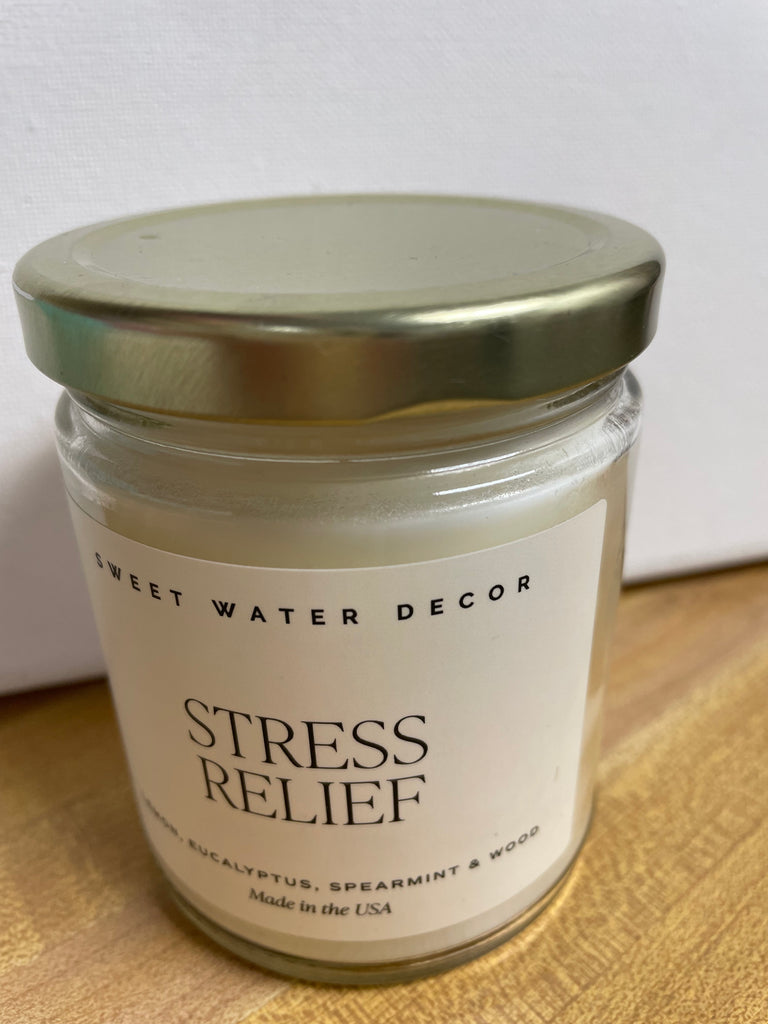 Sweet Water Decor 9 oz. Stress relief Candle