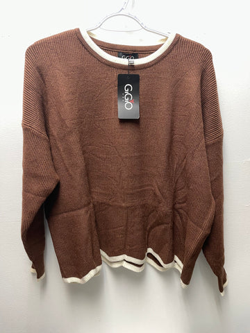 Gigio Brown Long Sleeve Sweater
