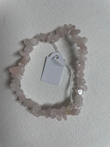 Stretch Pink quartz bracelets