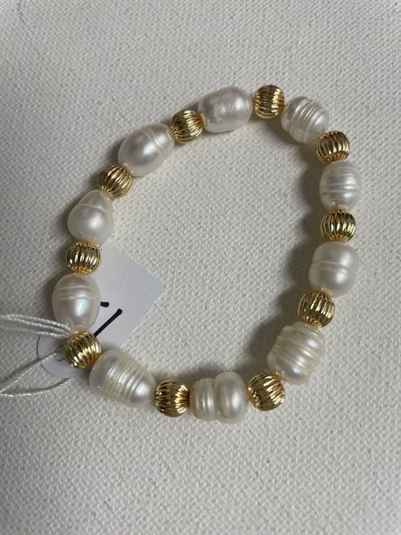 Kids Fresh water Pearl Bracelet-gold filled