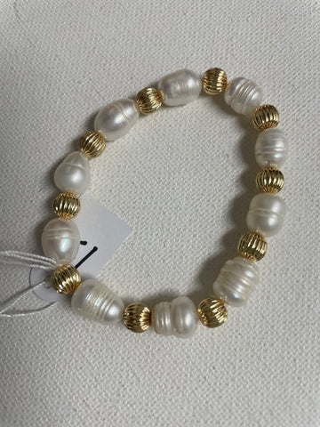 Kids Fresh water Pearl Bracelet-gold filled