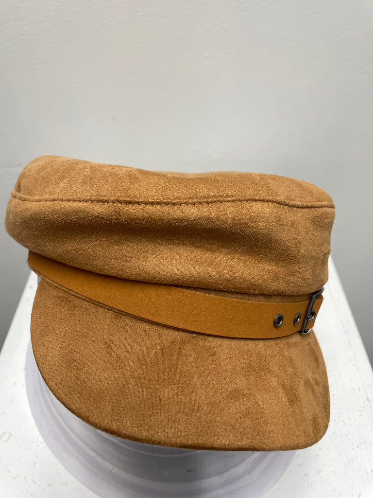 Fedora Brown Newsboys cap