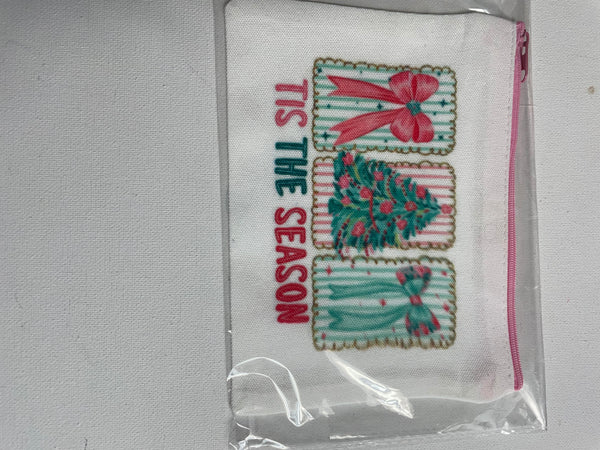 Zip Up Bags-tis the season 7"x4"