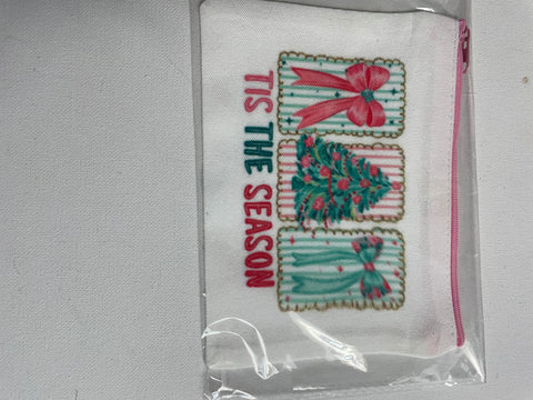 Zip Up Bags-tis the season 7"x4"