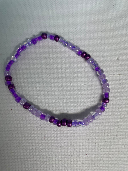 7"Round glass bead bracelets Western S Chicks & Ts