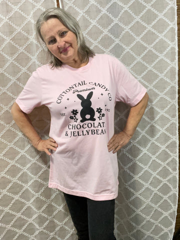 Cottontail Candy Co T-Shirts-Pink Chocolat & Jellybean