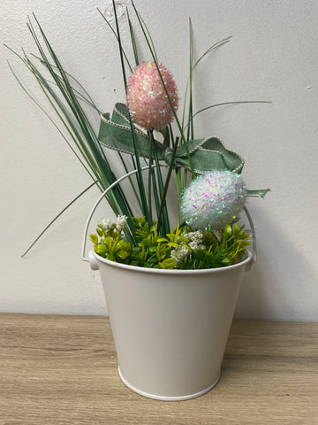4"x4" Easter Egg Tin Decor