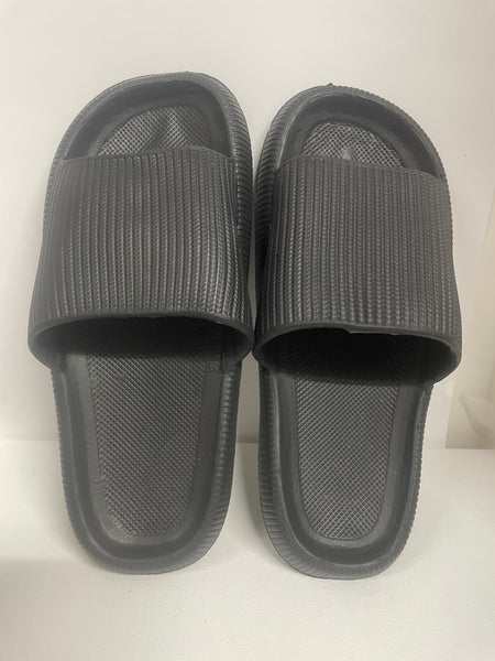 Sponge Flip Flops-Black 