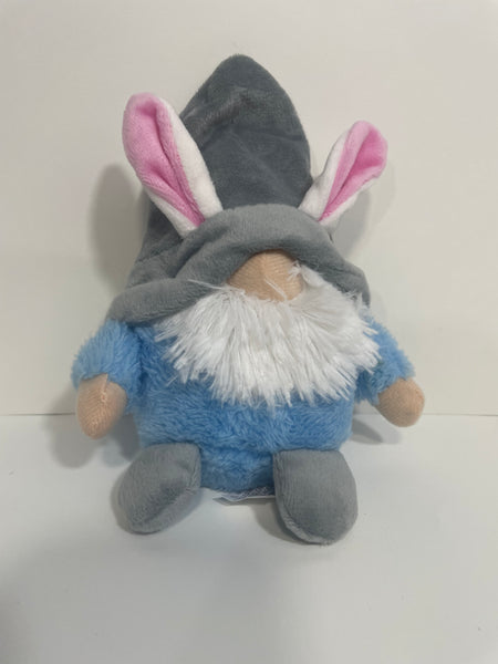 Gnome shelf Sitters/Fuzzy Friends-Gray/blue