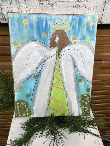 11 x !4 Painted Angel Canvas