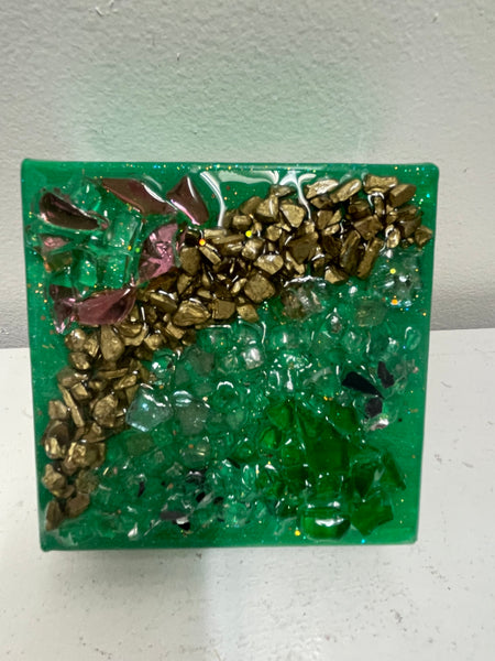 Resin Wrapped Canvas Tiffany Sutton