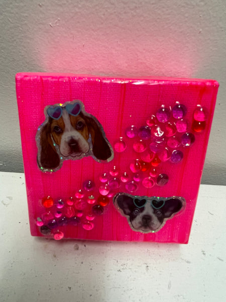 Resin Wrapped Canvas Tiffany Sutton