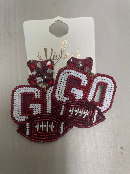 Assorted Beaded Sport Earrings Amanda Queen